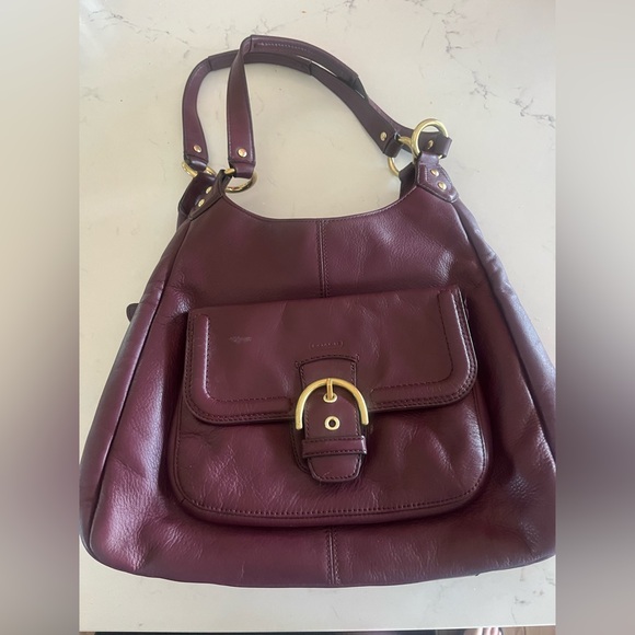 CAMPBELL LEATHER HOBO (COACH F24686) - Picture 1 of 10